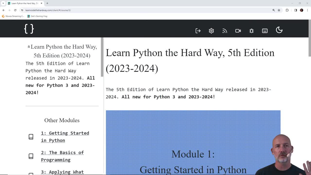 Learn Python the Hard Way, 5th Edition (2023-2024): 0: Gearing Up